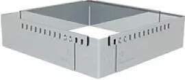 Quadratische, ausziehbare Edelstahl-Springform De