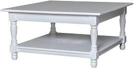 Quadratischer Couchtisch Alois im Landhausstil