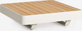 Quadratischer Gartentisch 90x90 Cm Aus Aluminium