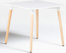 Quadratischer Küchentisch 80x80 Cm Aus Buchenholz 