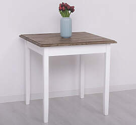 Quadratischer Landhaustisch - 80 x 80 cm