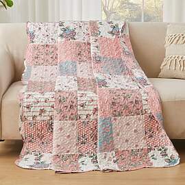 Qucover Patchwork Tagesdecke Patchworkdecke