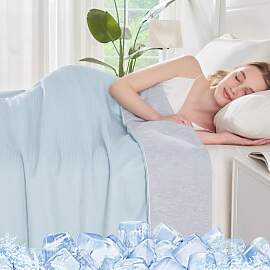 Qucover Sommer Bettdecke aus Baumwolle und