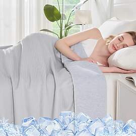 Qucover Sommer Bettdecke aus Baumwolle und