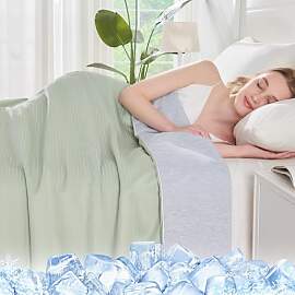 Qucover Sommer Bettdecke aus Baumwolle und