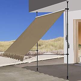 QUICK STAR Klemmmarkise 200x130cm Beige
