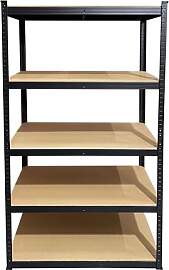 QUICK STAR Schwerlast Lagerregal 90x45x180cm 5