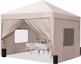 Quictent Faltpavillon 3x3m Pavillon mit 4
