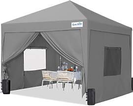Quictent Faltpavillon 3x3m Pavillon mit 4
