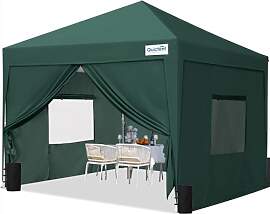 Quictent Faltpavillon 3x3m Pavillon mit 4