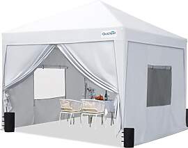 Quictent Faltpavillon 3x3m Pavillon mit 4