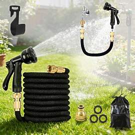 quiodok Erweiterbar Flexibler Gartenschlauch 15m