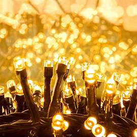 Quntis 2000 LEDs 50M Lichterkette Außen