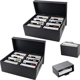 QUTHZZHY 2 Stück Fotoaufbewahrungsbox, Fotobox