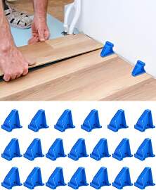 QWORK® 20er Set Boden-Abstandhalter zur Verlegung 