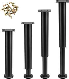 QWORK® 4 Stück Möbelfüße Set,