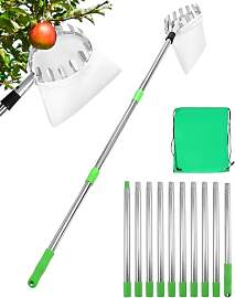 QWORK® 4M Obstpflücker mit Teleskopstiel,