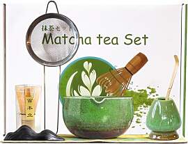 Qxeutm Matcha Set 7-teiliges Premium Matcha Tea