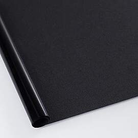 rabbitgoo Fensterfolie Blickdicht Schwarz,