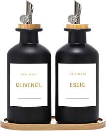 Raddile Essig und Ölflaschen Set, 2 Stück 350ml