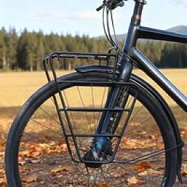 Radfahren Front Cargo Rack Stahl Fahrrad Gabel