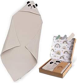 Räuberella® Panda-Kapuzenhandtuch Baby in Beige