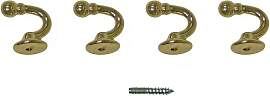 Raffhaken INDEKO "Tours, rund", gold