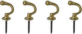 Raffhaken INDEKO "Tours, rund", gold