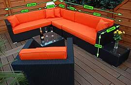 Ragnarök-Möbeldesign PolyRattan Lounge DEUTSCHE