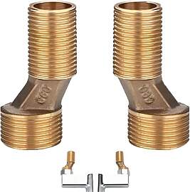 Raheem 2 Stück Duscharmatur Adapter 1/2" -