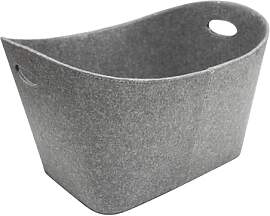 raik Holzkorb Filzkorb XL grau für Kaminofen und