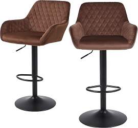 ralex-chair Barhocker 2er Set, Höhenverstellbare