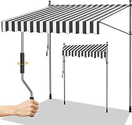 Randaco Klemmmarkise mit kurbel, 400x120cm