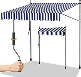Randaco Klemmmarkise mit kurbel, 400x120cm