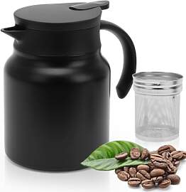 RANJIMA 1000ml Kaffeekanne, Thermo Kaffeekanne,