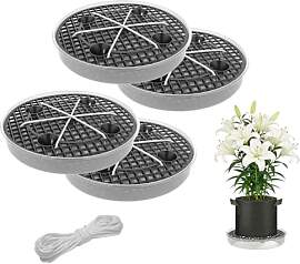 RANJIMA Blumentopfe Mesh Pads, 4 Stück