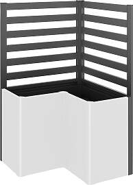 Rankgitter BIOHORT, grau (dunkelgrau, metallic),