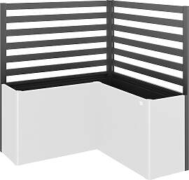 Rankgitter BIOHORT, grau (dunkelgrau, metallic),