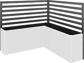 Rankgitter BIOHORT, grau (dunkelgrau, metallic),