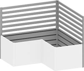 Rankgitter BIOHORT, silber (silberfarben,