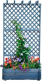 Rankhilfe PROMADINO, grau, B:102cm H:200cm T:65cm, 