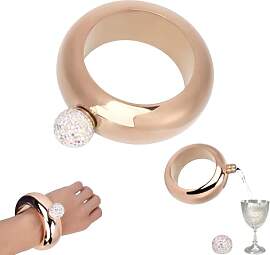 Rankomu Edelstahl Armband Flasche, Flachmann,