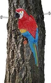 Rankomu Realistische Papageien-Wanddekoration aus