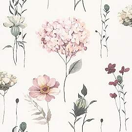 Rasch Kindertapete Hortensien Kids World II -