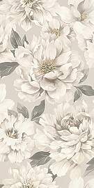 Rasch Tapete 201352 - Helle Tapete mit Blumen in
