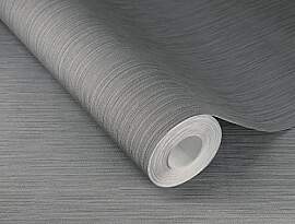 Rasch Tapete 537697 - Dunkelgraue Vliestapete mit