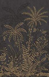 Rasch Tapeten 552058 - Fototapete mit goldenem