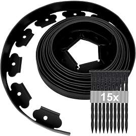 Rasenkante Gartenrasen 5m Länge× 5cm Hoch,