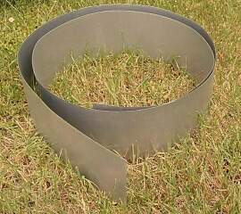 Rasenkantenband verzinkt 30 cm hoch 10 Meter lang