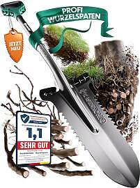 RASENKÖNIG Spaten mit Wurzelsäge Pro